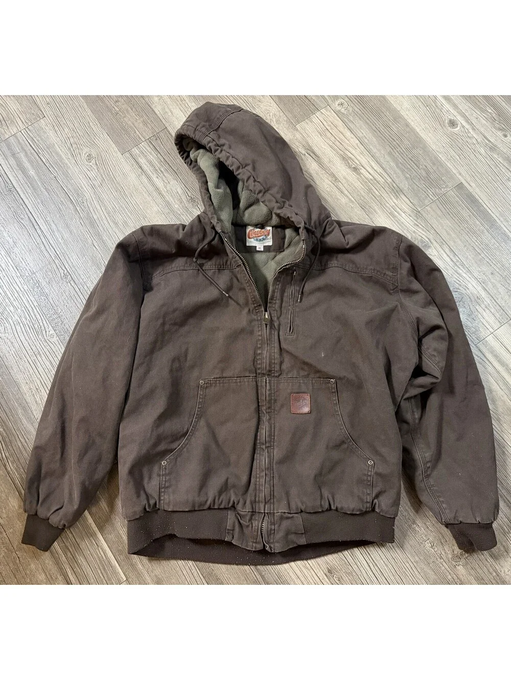 Vintage Cowboy Workwear Jacket XL Active Brown